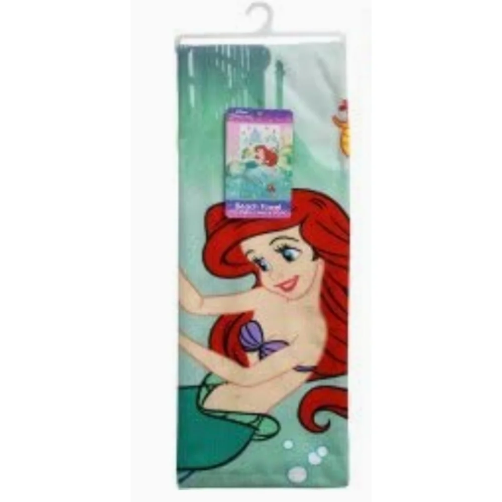 Disney Princess Little Mermaid Absorbent Fade Resistant Beach Towel 27